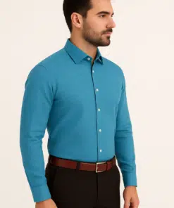 Alternative view of BlueTex: Pure Cotton Textured Men's Shirt