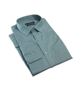 Fab Signatures FS Premium Lining Green Full Sleeve Formal Spread Collar Shirts Form Mens