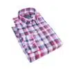 Vibrant Checks: Men's Pure 100% Cotton Multi-Coloured Checked Shirt - Image 2