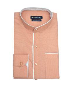 Fab Signatures Cotton Stand Collar Shirt