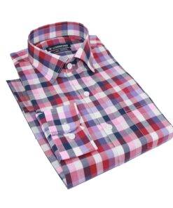 fab signature multi coloured checked full sleeves formal shirts