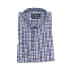 Fab Signatures 100% Cotton Formal Purple Check Shirt Mens