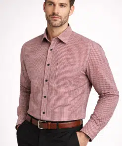 Alternative view of CheckMate: Men's Full Sleeves Pure Cotton Checked Shirt