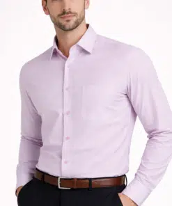 Alternative view of Blush Haven: Cotton Elegance Full Sleeve Shirt