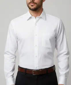 PureWhite: Essential Cotton Shirts for Men