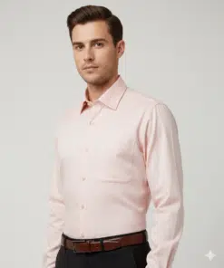 Alternative view of EssentialComfort: Pure Cotton Plain Full Sleeves Shirt for Men