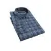 Fab signatures fs casual checks mens blue classic full sleeve shirts