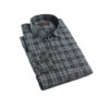 Fab Signatures FS Casual Checks Mens Gray Classic Full Sleeve Shirts