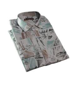 Fab Signatures FS classic-printed-white-full-sleeve-casual-mens-shirts