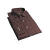 Fab Signatures FS Classic Printed Brown Full Sleeve Regular Fit Spread Collar Casual Shirts