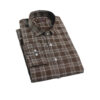 Fab Signatures FS Casual Checks Mens Brown Classic Full Sleeve Shirts