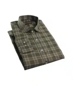 Fab Signatures FS Casual Checks Mens Green Classic Full Sleeve Shirts