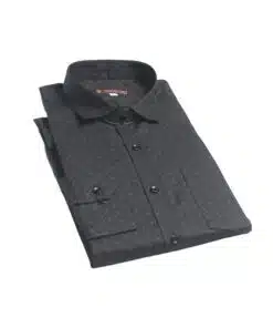 Fab Signatures FS Black Printed Casual Full Sleeve Classic Shirt for Mens