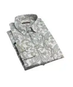 Fab signatures fs classic-paisley-printed-casual-full-sleeve-reguler-fit-mens-shirt