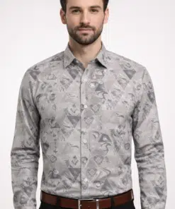 Off-White Printed Classic Full Sleeve Shirt: Elevate Your Wardrobe with Timeless Style!