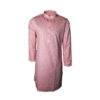 Fab Signatures Premium 100% Cotton Premium Pink Long Kurta For Men