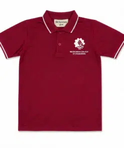 Marron & Department Tshirt For Wainganga College